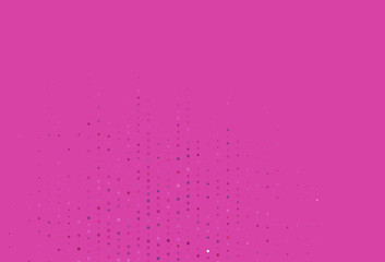 Obraz premium Light Pink vector background with bubbles.