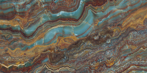 Natural Aqua Marble Stone Texture Background, Watercolor Marble With Gray Curly Veins, It Can Be Used For Interior-Exterior Home Decoration and Ceramic Tile Surface, Wallpaper.