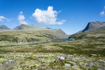 See Rondvatnet im Nationalpark Rondane, Norwegen