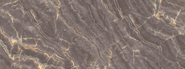 Natural marble stone texture background with yellow curly veins, Brown colored marble for interior-exterior home decoration and ceramic tile surface, Quality stone texture with deep veins.