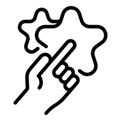 Show loyalty bonus icon. Outline show loyalty bonus vector icon for web design isolated on white background