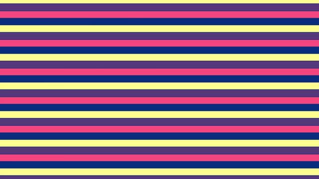 Graphic pattern that changes color as it rotates to the left, composed of drawings and shapes with colorful textures, in 16: 9 video format.