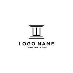 logo design inspiration for companies from the initial letters of the W logo icon. -Vector
