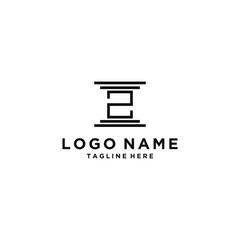 logo design inspiration for companies from the initial letters of the Z logo icon. -Vector