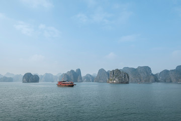 Beautiful bay in Vietnam, Ha Long Bay