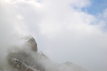 Obraz premium Winter in Pyrenees
