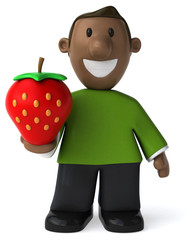 Cartoon guy - 3D Illustration