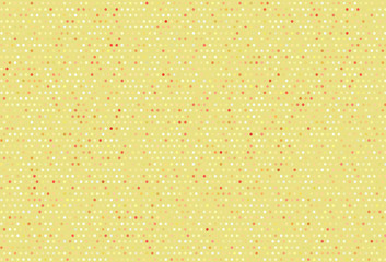 Light Red, Yellow vector pattern with spheres.