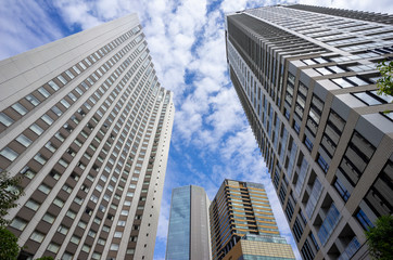 Fototapeta na wymiar 東京の風景　六本木エリアの高層ビル