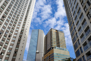 東京の風景　六本木エリアの高層ビル