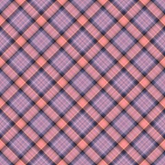 Fabric diagonal tartan, pattern textile, texture backdrop.