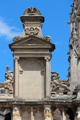Fototapeta premium trinity church in falaise in normandy (france)