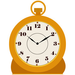 Analog Alarm Clock - Cartoon Vector Image