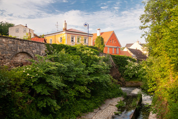 City wall at the city of 