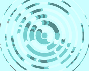 Trendy concentric, great design for any purposes. Vector template. Modern graphic design elements. Trendy dynamic wallpaper. Creative geometric wallpaper.