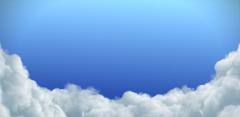 Cloud and sky design. illustration.