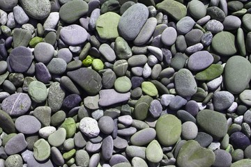 dry sea shore pebbles texture - fantastic abstract photo background