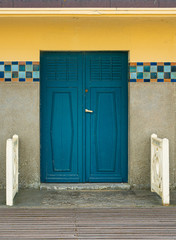 Porte &agrave; la plage de Deauville