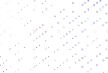 Light Blue, Red vector layout with algebra elements.