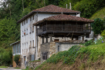 Fototapeta na wymiar Horreos, Asturie, Spagna