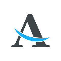 Letter A logo icon design template elements