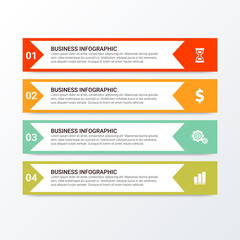 Modern Infographic choice template. Vector infographic element. - Vector