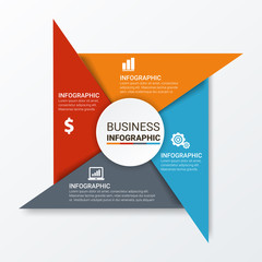 Modern Infographic Options Banner options. Vector infographic element. - Vector