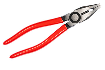 Isolated picture of pliers on a white background