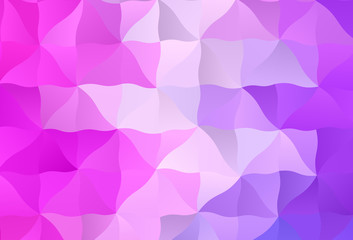 Obraz premium Light Pink vector polygonal template.