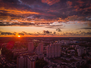 Fototapeta premium Aerial photo