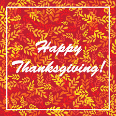 Happy thanksgiving vector