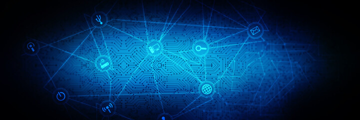 Digital Abstract technology background,2d illustration