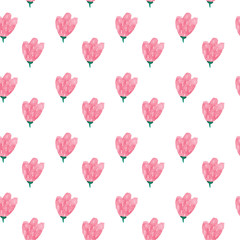 watercolor background with delicate flowers