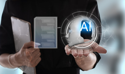 Chatbot & Artificial Intelligence Concept.in the modern life,Chat bot are able to understand simple questions and provide answers almost instantaneously.