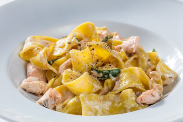 Delicious food on a plate