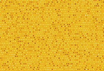 Light Orange vector pattern with spheres.