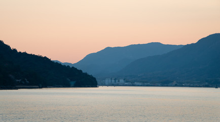 Peaceful evening at Miyajima Island, Hiroshima Japan