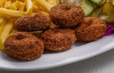 Delicious food on a plate