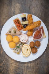 Delicious food on a plate