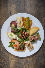Delicious food on a plate