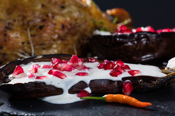 Delicious food on a plate