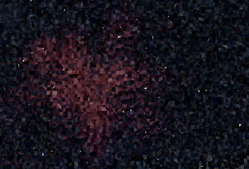 Dark Pink vector template with rhombus.