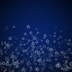 Soap bubbles abstract background. Blowing bubbles 