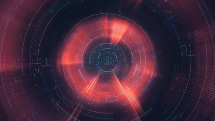 Abstract Technology Circle