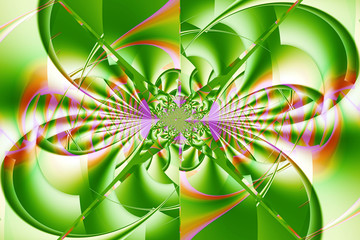 Digital collage. Raster clip art