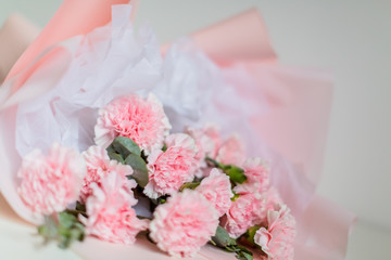 Fototapeta premium Beaufitul Mother Day Carnation Bouquet