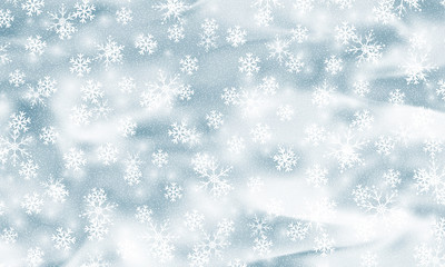 Falling snow background. Vector illustration