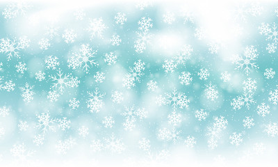 Falling snow background. Vector illustration