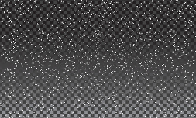 Falling snow background. Vector illustration