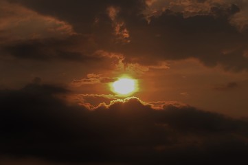 A Cloudy Sunset